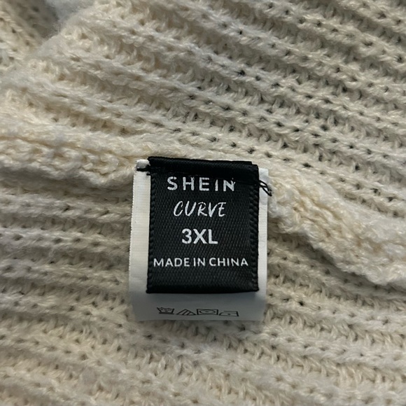 Shein Plus Sized Drop Shoulder Lantern Sleeve Cardigan - Picture 3 of 6